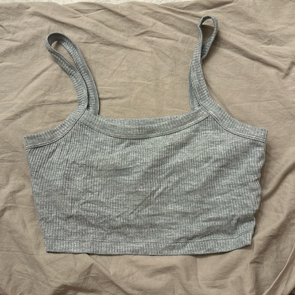 Alo yoga ribbed bralette crop top